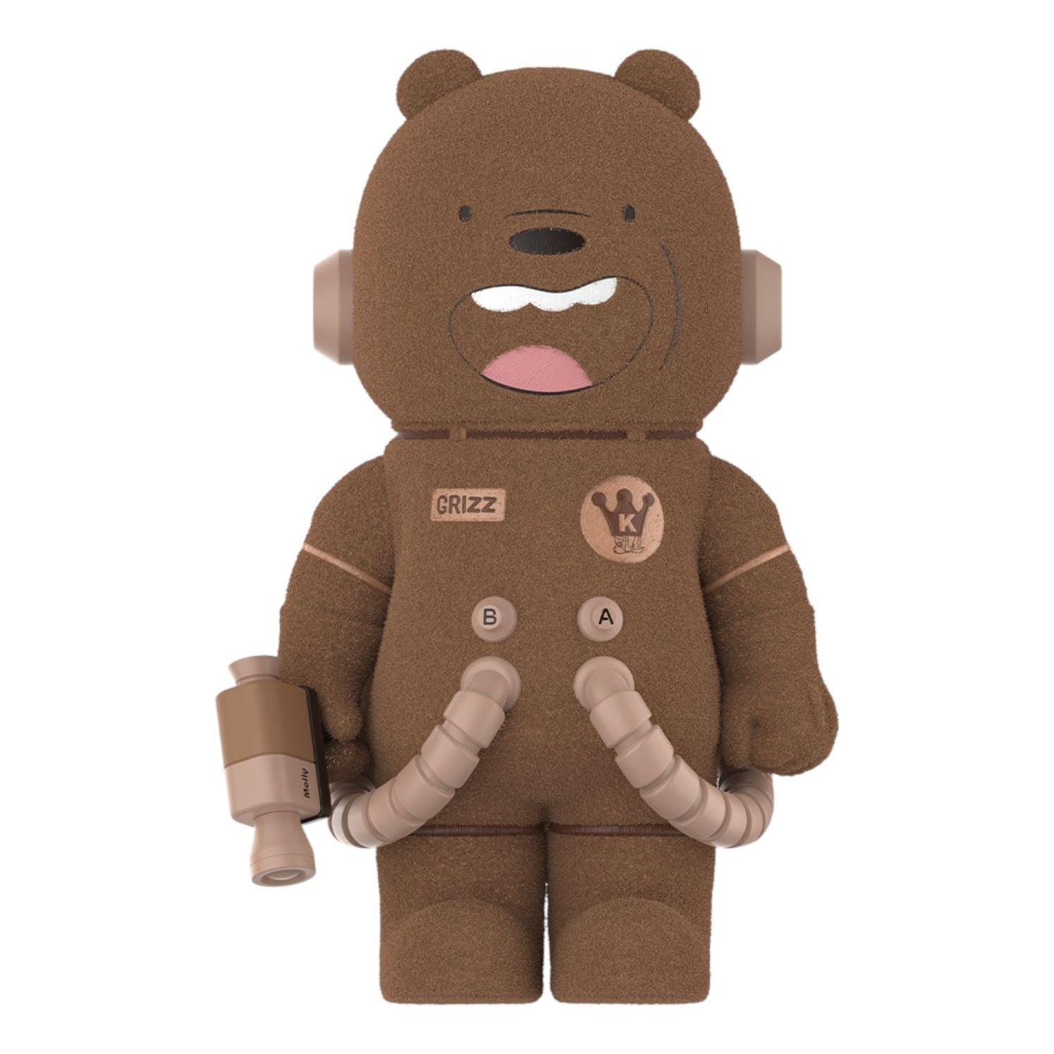 

Фигурка Pop Mart Mega Space Molly 400% We Bare Bears 'GRiZZ'