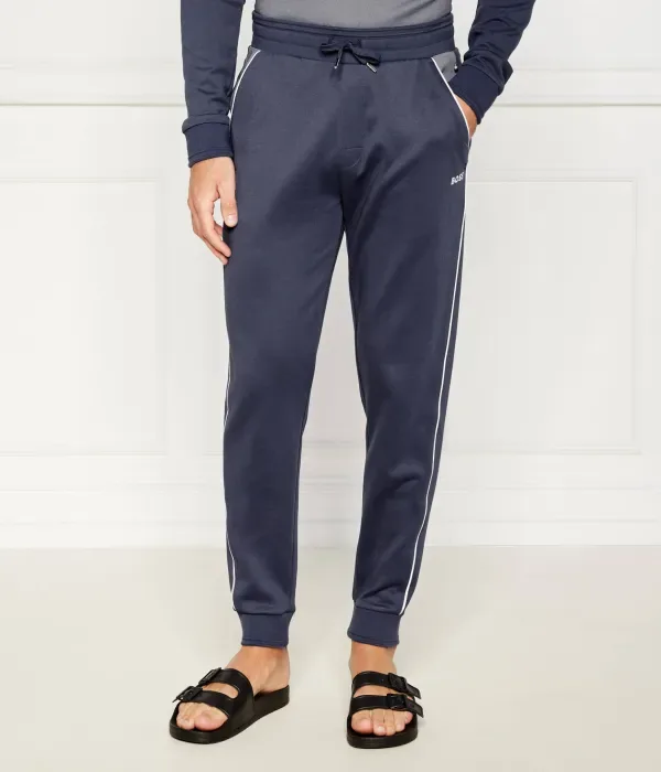 Спортивные штаны slim fit Boss, темно-синий — фото 3