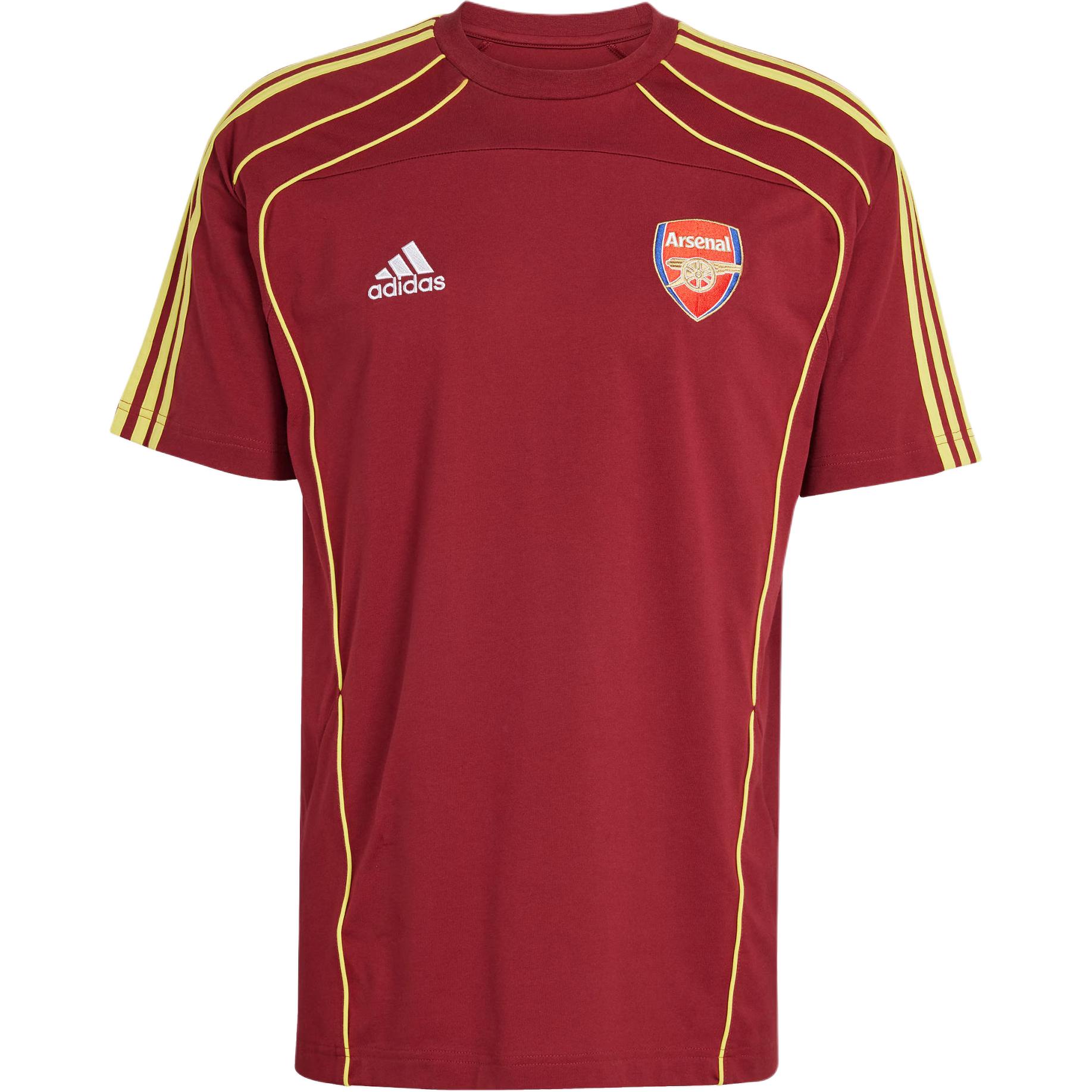 

Adidas Футболка Arsenal мужская элегантная темно-красновато-фиолетовая, Красный, Adidas Футболка Arsenal мужская элегантная темно-красновато-фиолетовая