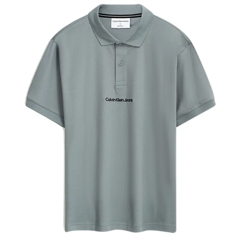 

Мужская рубашка-поло CALVIN KLEIN, мягко-серая, Soft Gray