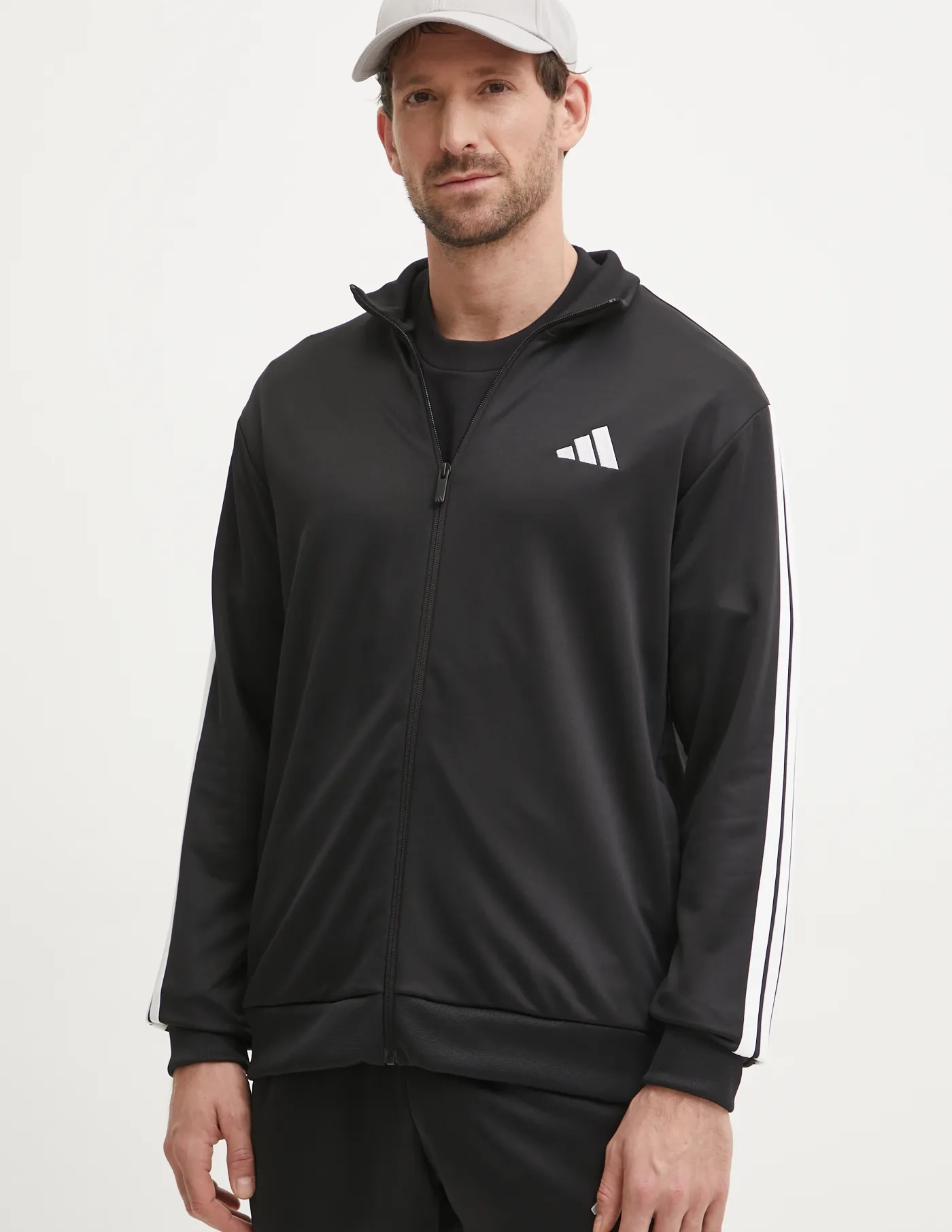 Спортивный костюм 3S FT TT TS adidas, черный — фото 4