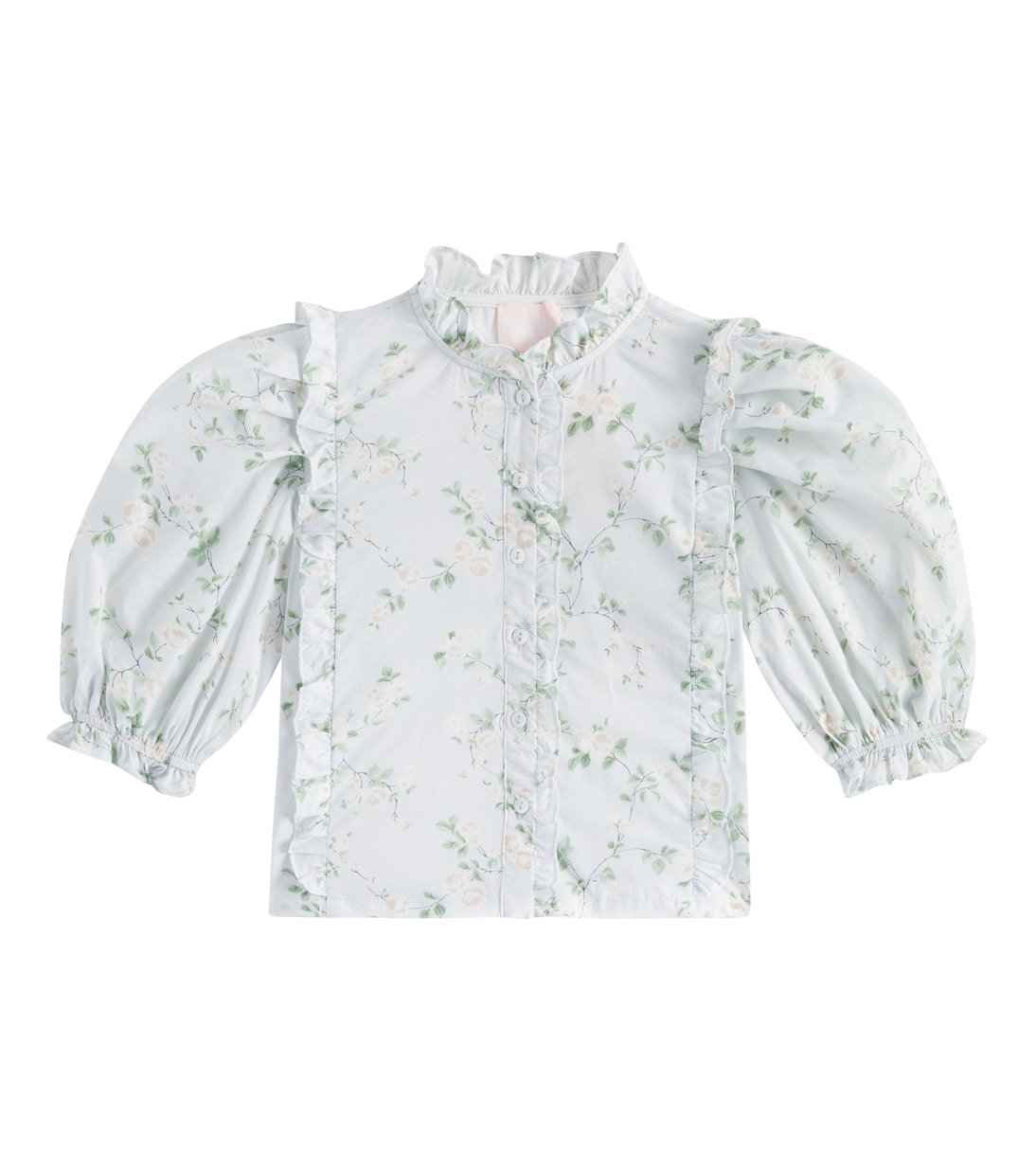 

Блузка из хлопковой вуали с принтом Petite Amalie , Cream Bud Print