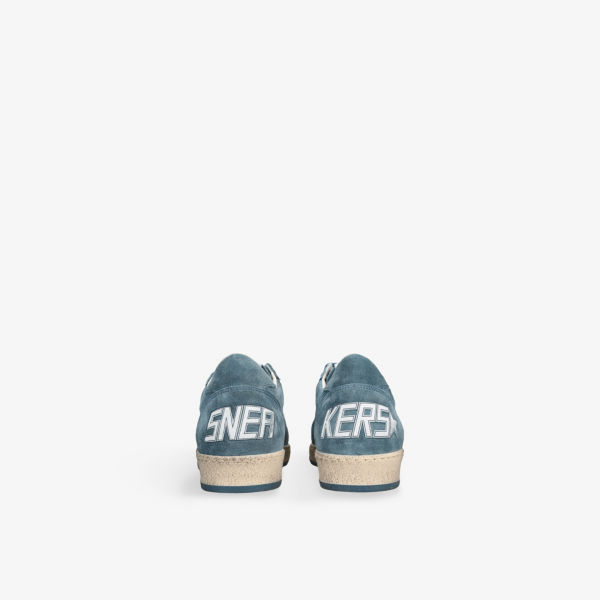 Кроссовки Golden Goose Балстар эксклюзивные низкие из замши, синий — фото 4