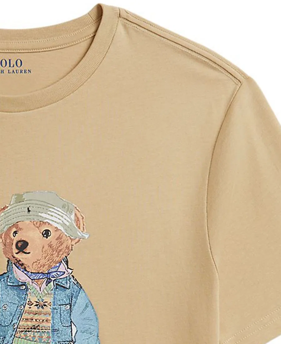 Детская футболка-поло с круглым вырезом "Медведь" (8-20 лет) Polo Ralph Lauren — фото 3