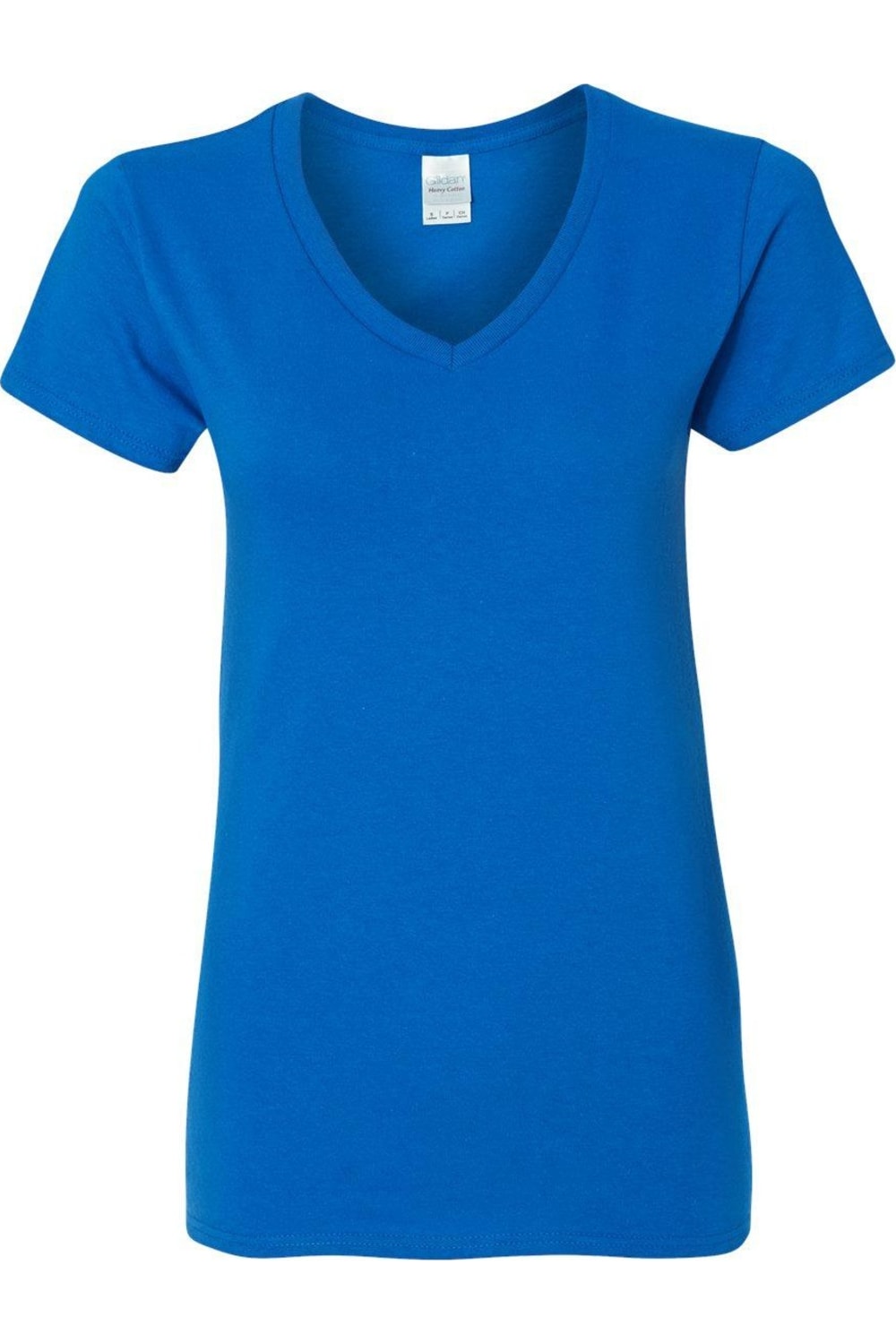 

Футболка женская Gildan Heavy Cotton с V-образным вырезом, цвет royal