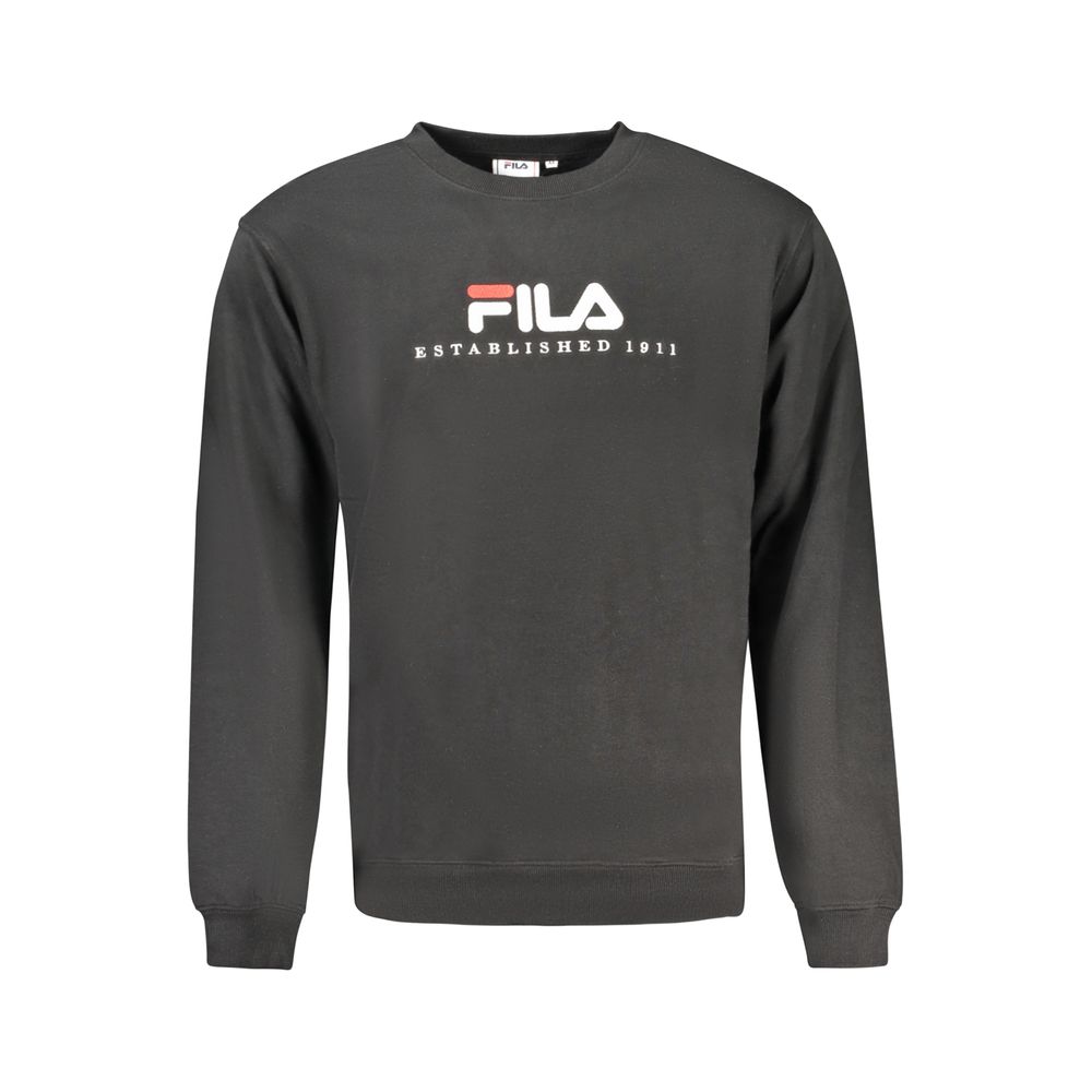 

Черный хлопковый свитер Fila