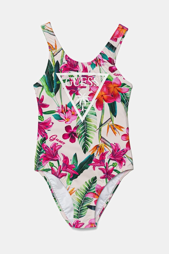 

Детский купальник цельнокроеный Guess, розовый