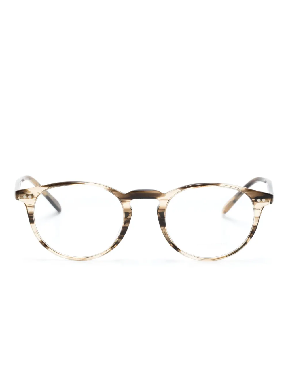 

Очки Riley-R в оправе панто Oliver Peoples, коричневый