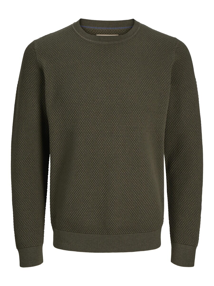 

Свитер Jack & Jones Plus Sweater JPRBLUNOAH, оливковый