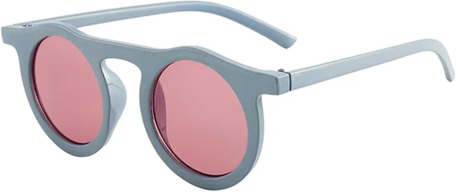 

Солнцезащитные очки с защитой от УФ-излучения UV400 | Круглая, маленькая оправа | Для женщин и мужчин | Для занятий спортом на открытом воздухе и вождения DSVIGF, C8 Gray-pink