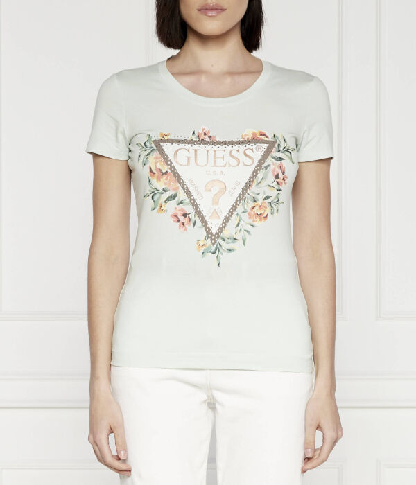 

Футболка с треугольными цветами Regular fit Guess Jeans, голубой