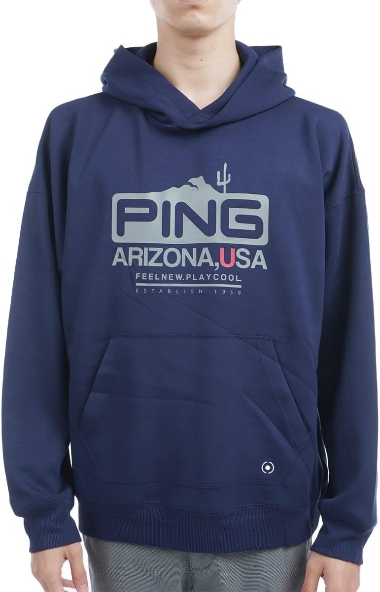 

Мужская эластичная картонная толстовка Ping для гольфа / 621-4262903, темно-синий