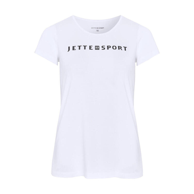 

Футболка с принтом этикетки JETTE SPORT, цвет weiss
