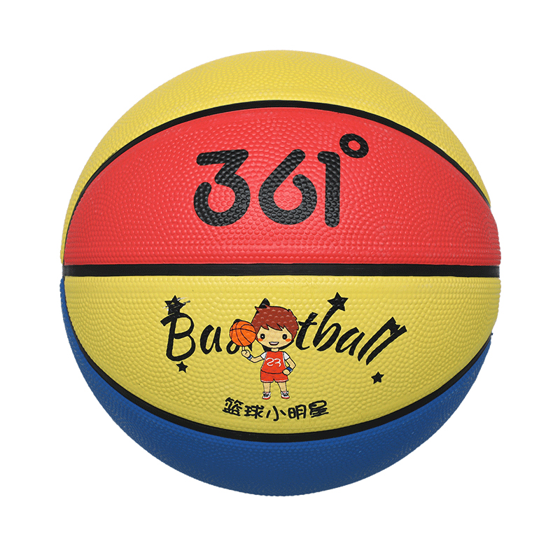 

Баскетбольный мяч резиновый Unisex размер 5 361°, коричневый красный