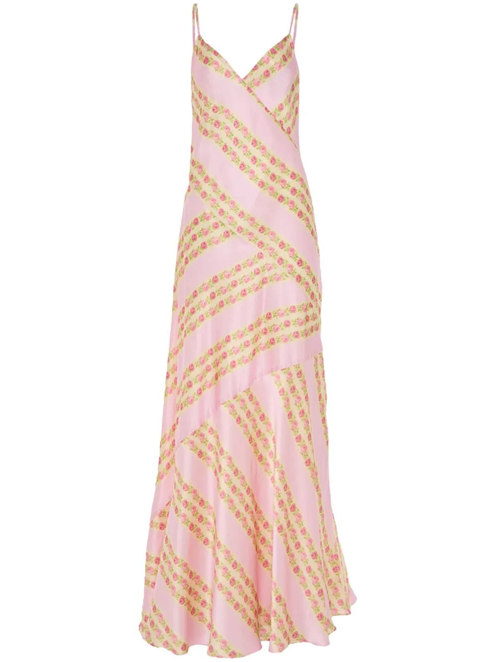 

Платье макси Azalea LoveShackFancy, розовый