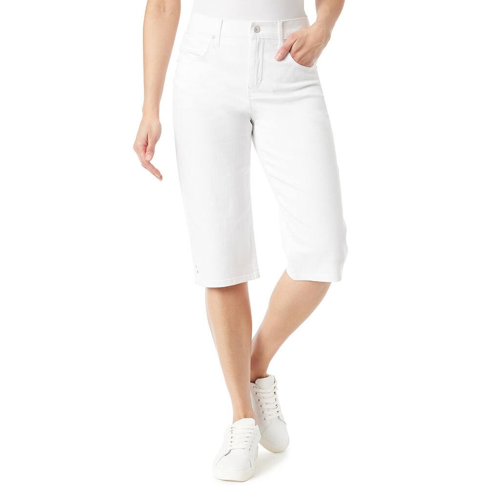 

Брюки-комбинезоны Petite Gloria Vanderbilt Lorelai, цвет Vintage White