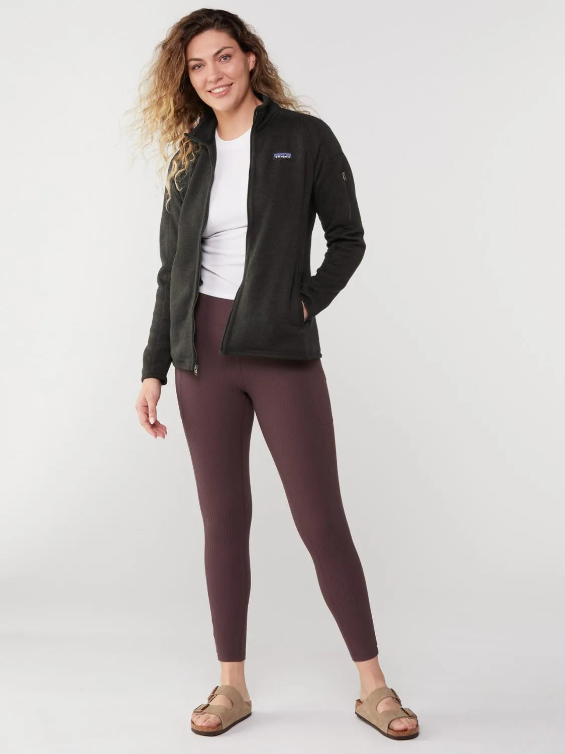 Утеплённая флисовая куртка Better Sweater Patagonia, Black — фото 4