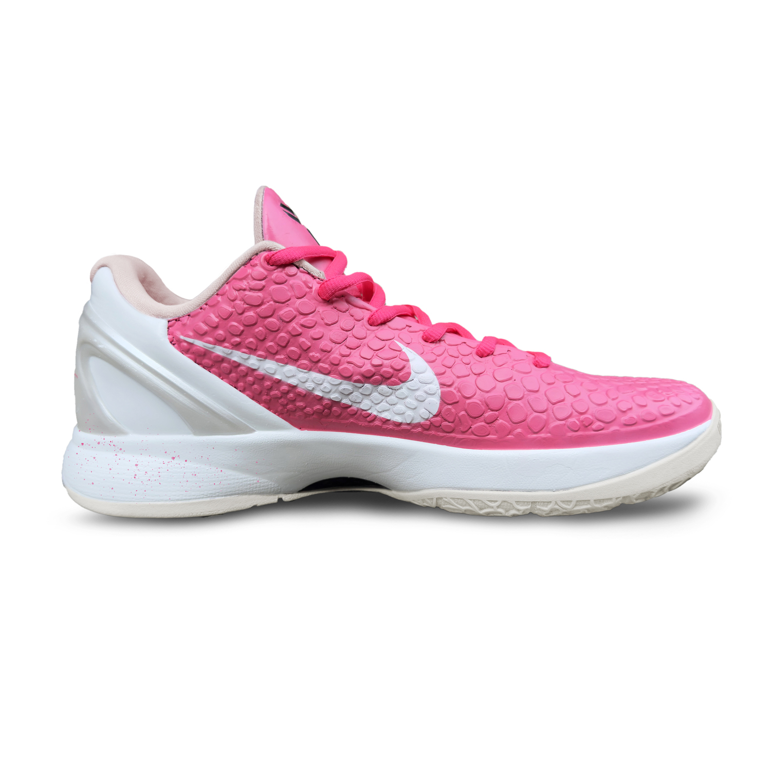 Кроссовки баскетбольные мужские Zoom Kobe 6 'All Star 2.0' All Star Cushioning, Wear Resistant Low top Nike, белый/розовый — фото 2