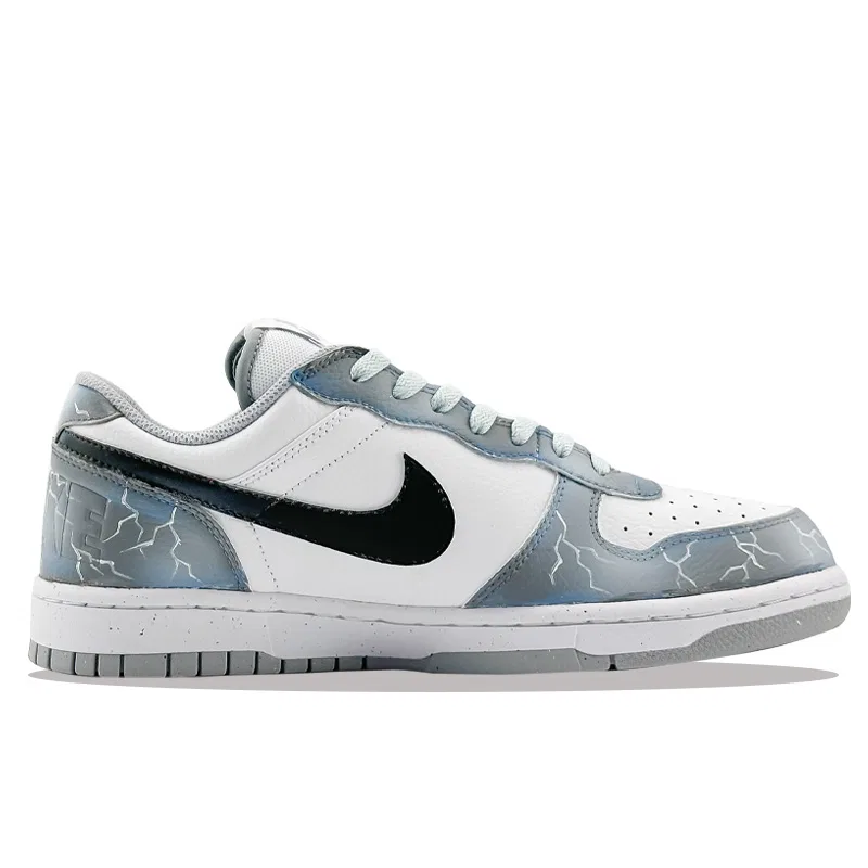 Скейтбордические кроссовки Nike Big Low Lux White Blue — фото 3