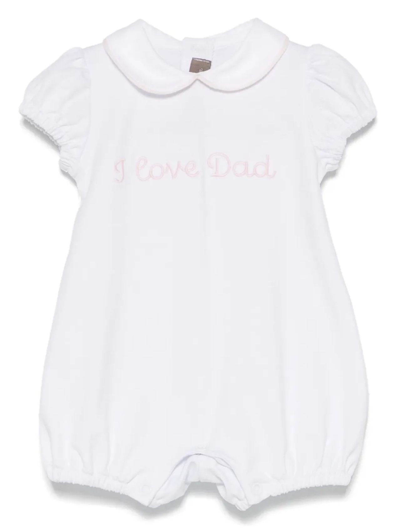 Little Bear embroidered боди, белый