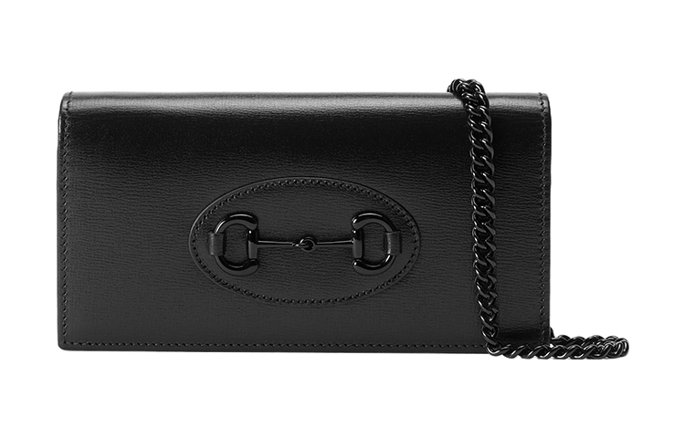 

GUCCI Конверт с лошадиным удилом 1955 кожаный маленький клатч на цепочке через плечо