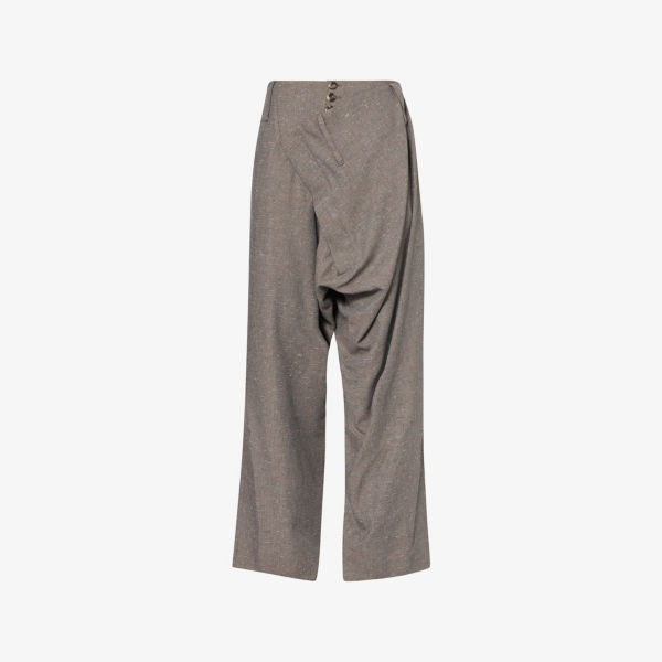 

Брюки Inferno wrap из ткани с плетением Vivienne Westwood, мультиколор