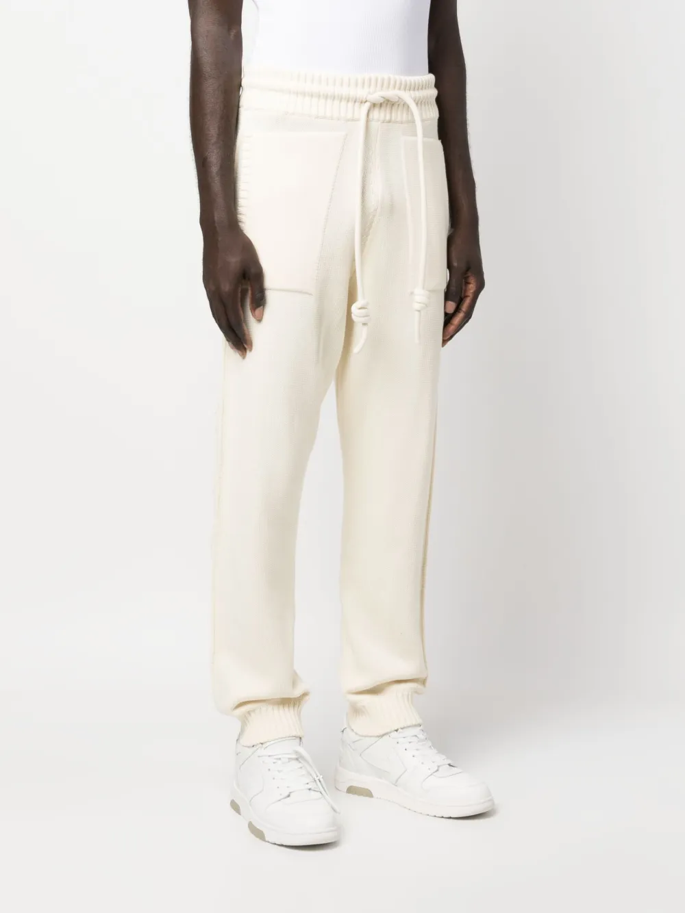 Спортивные брюки с полосками Diag OFF-WHITE, нейтральный — фото 3