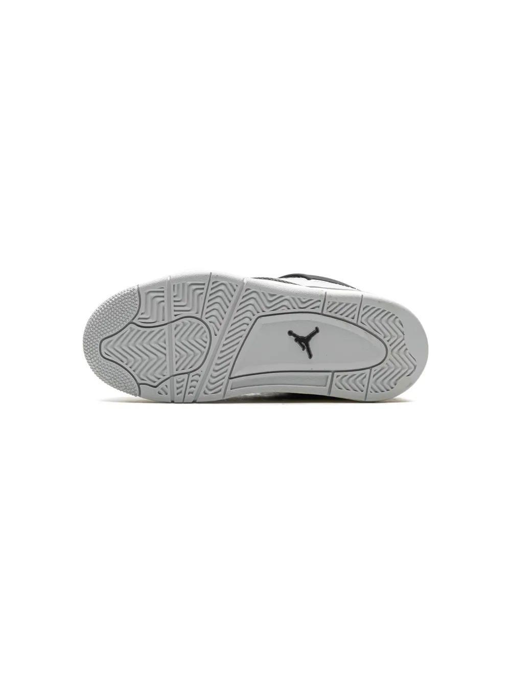 Кроссовки Air Jordan 4 Retro Platinum Gold Jordan Kids, серый — фото 4