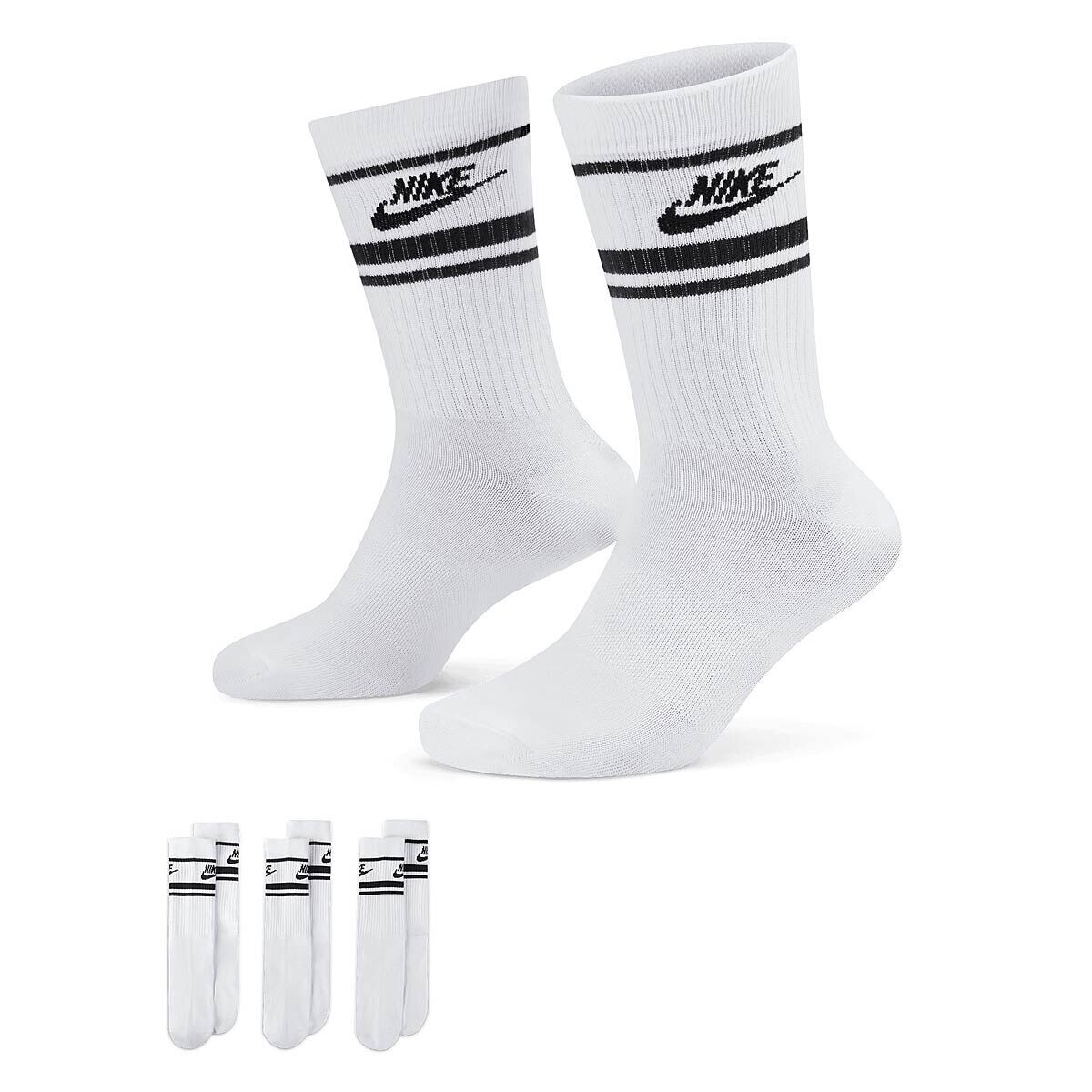 

Носки NSW EVERYDAY ESSENTIAL CREW SOCKS Nike, цвет Weiß/Schwarz/Schwarz
