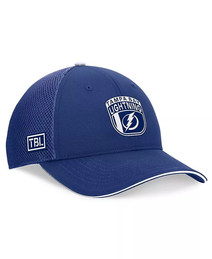 

Мужская синяя кепка Trucker Adjustable Hat Tampa Bay Lightning 2024 NHL Draft on Stage Fanatics