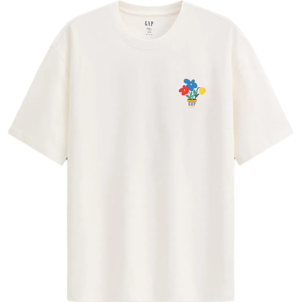 Футболка унисекс crew neck GAP, Marine Blue — фото 3