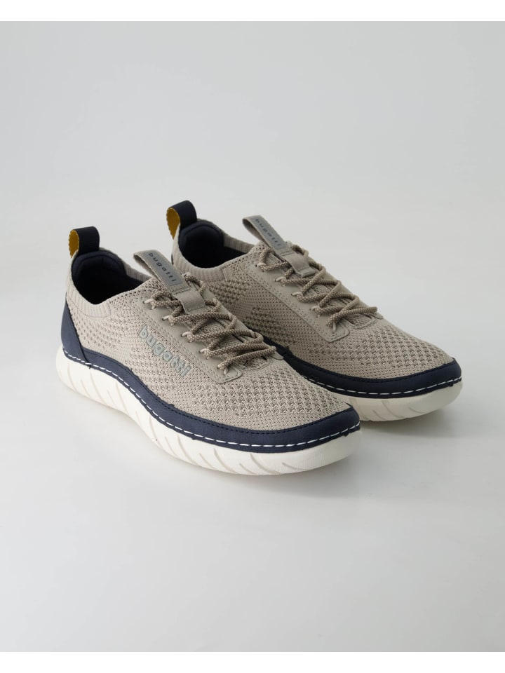 

Кроссовки на шнуровке bugatti shoes, бежевый