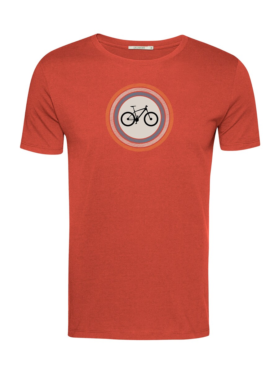 

Рубашка GREENBOMB Bike Target, цвет Fire red