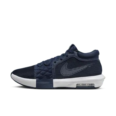 

Кроссовки Nike LeBron Witness 8 (Team Bank) Basketball Shoes, цвет College Navy/College Navy/White