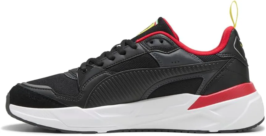 Мужские кроссовки PUMA Scuderia Ferrari Trinity 2 на шнуровке, повседневные - черные, черный — фото 2