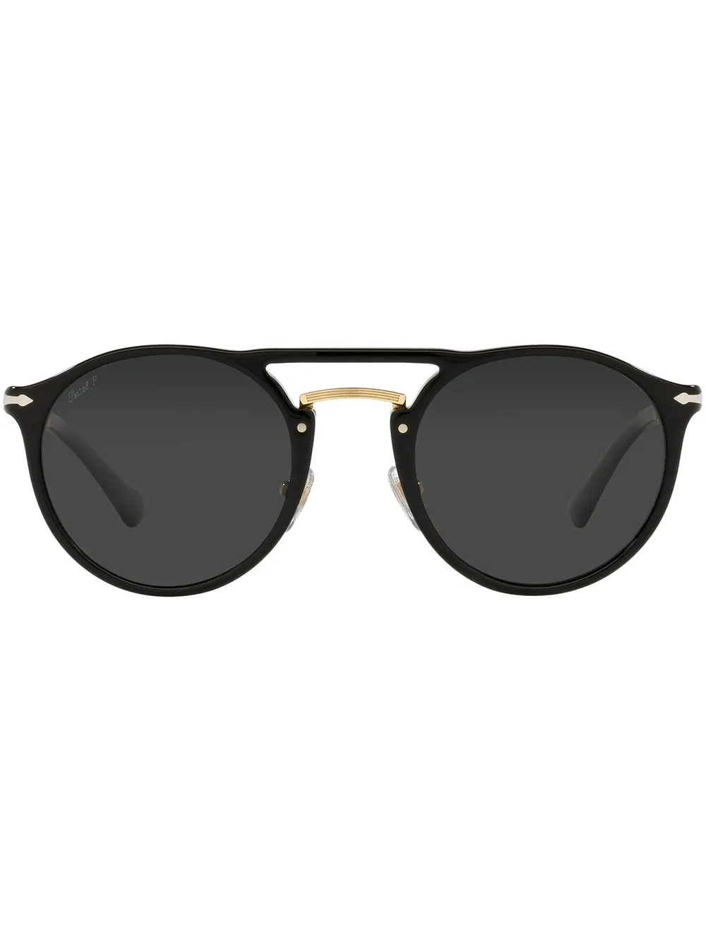 

Солнцезащитные очки в круглой оправе Persol, черный