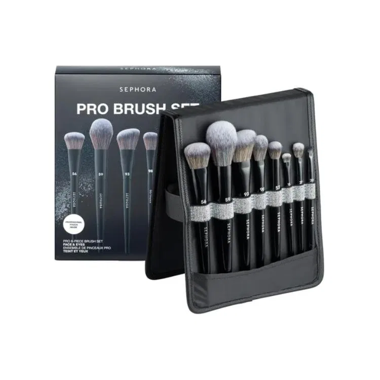 Набор кистей для макияжа Sephora Moving Lights Pro, 9 предметов