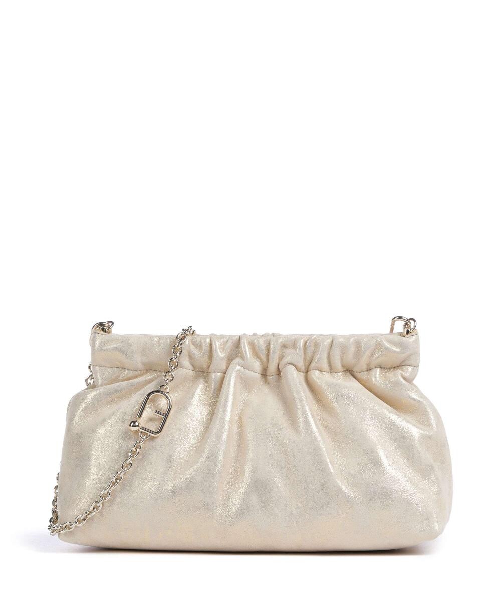 

Замшевая мини-сумка через плечо nuvola Furla, золото