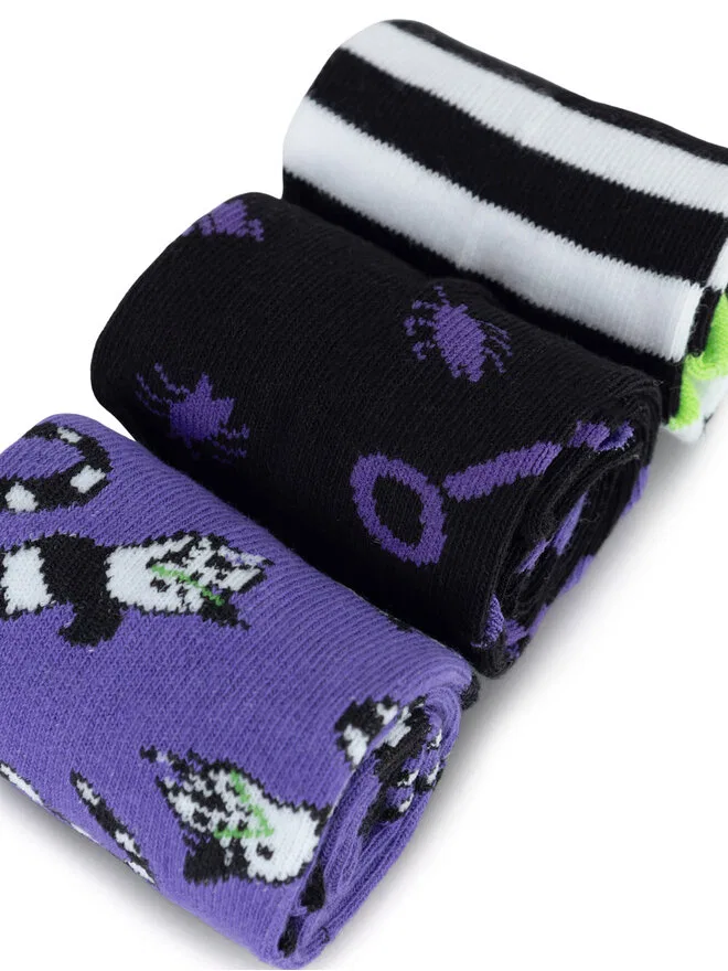 Длинные носки ACCCS-AW24-324WBBJ Разноцветные BEETLEJUICE — фото 3