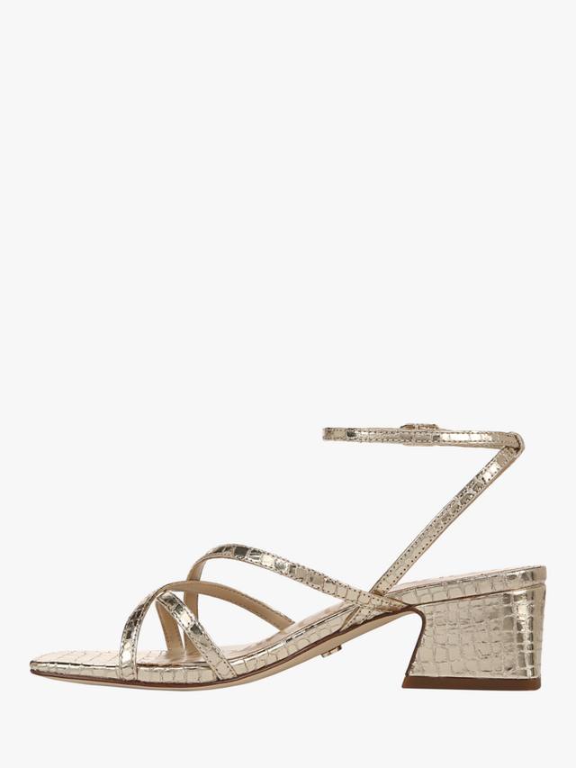 Босоножки на ремешках из натуральной кожи whitley на блочном каблуке Sam Edelman, цвет Jute — фото 2