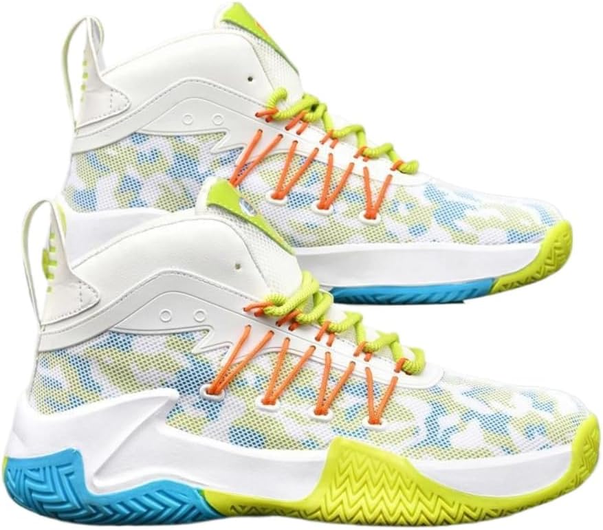 

Кроссовки Spedify для баскетбола для всех полов, ультра-дышащие, легкие, с амортизацией, для мужчин и женщин, для бега и волейбола, модные, яркие дизайны, белый/зеленый