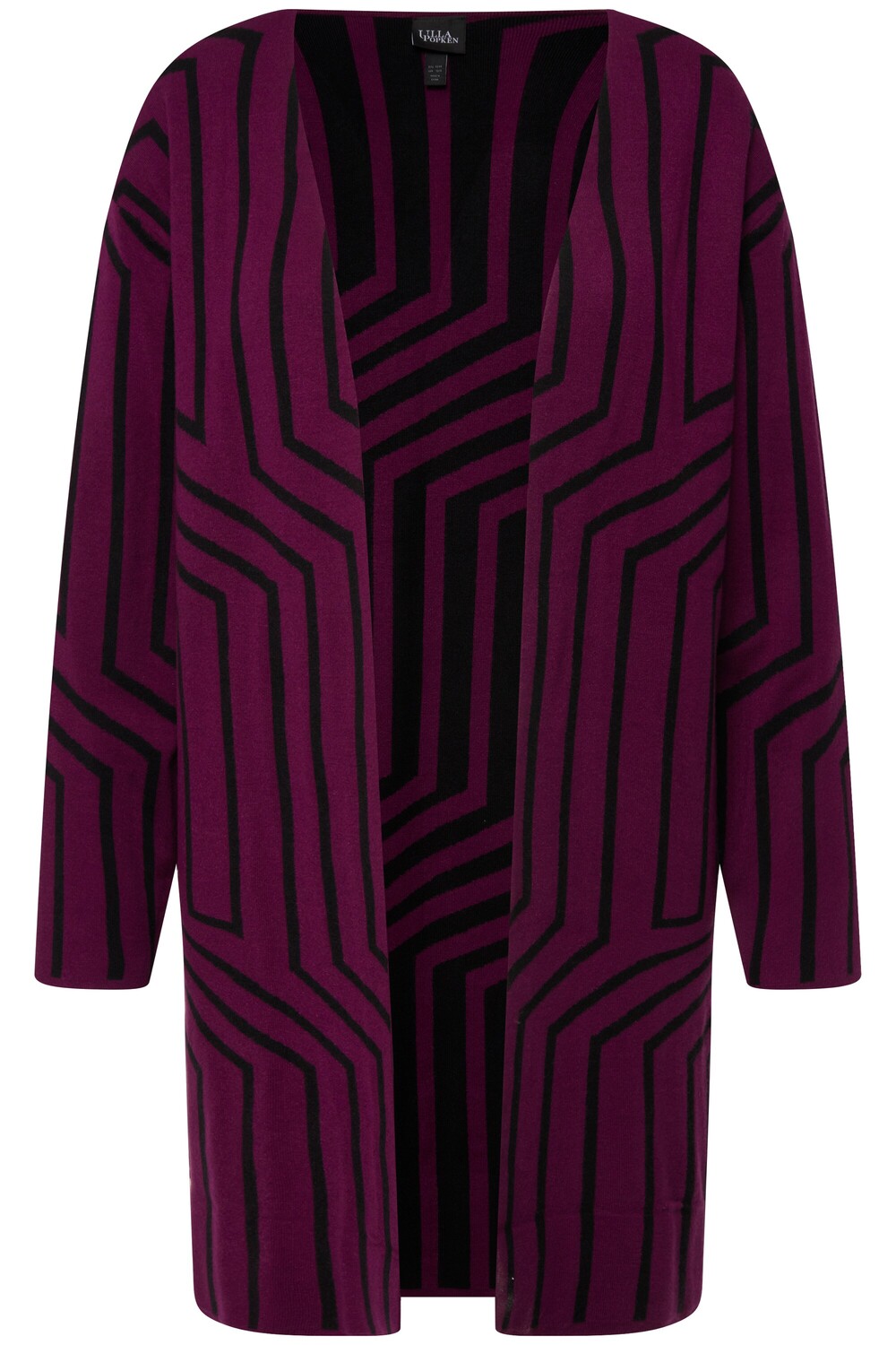 

Толстовка Ulla Popken Strickjacke, цвет pflaume