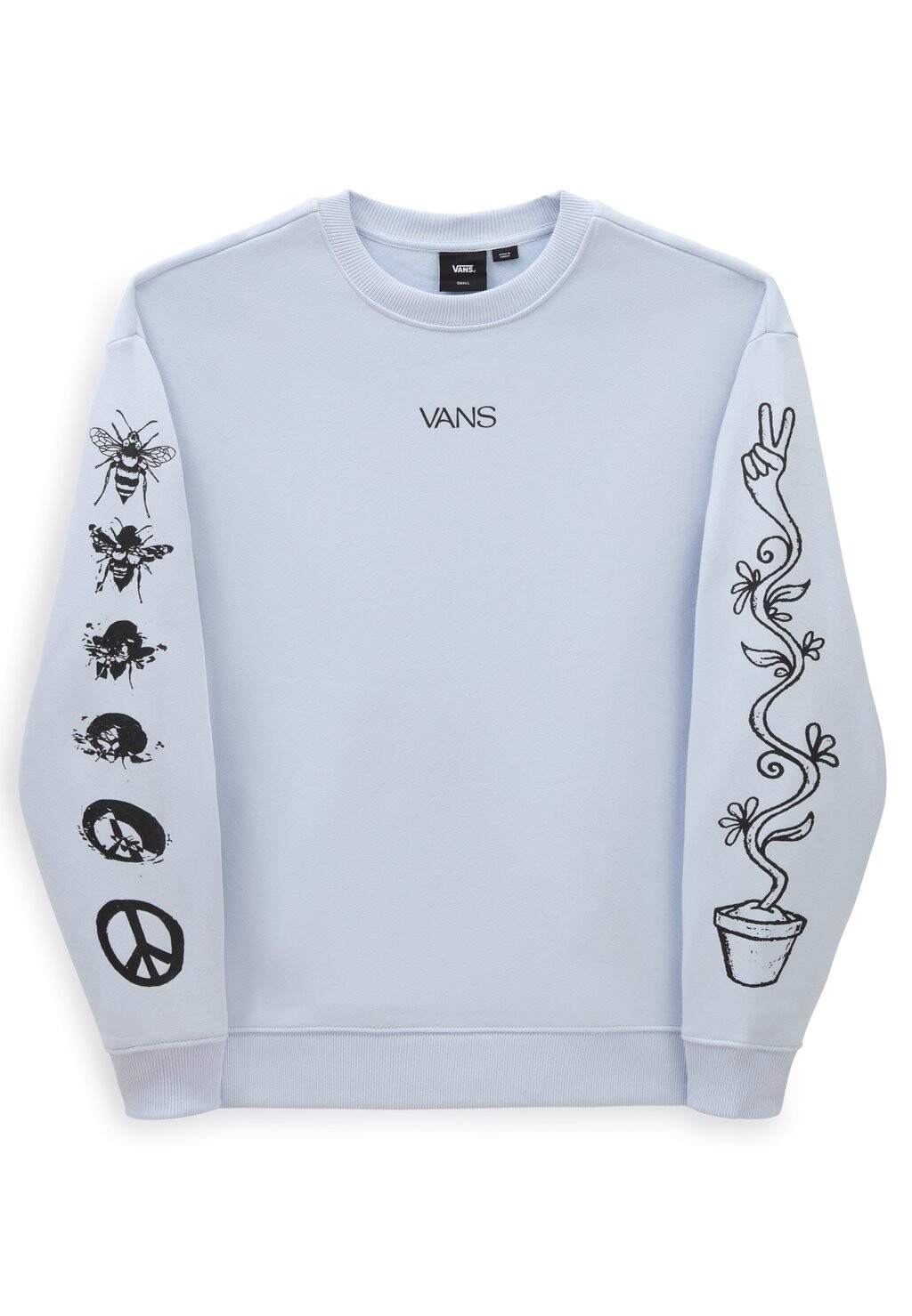 

Толстовка PEACE OS CREW. Vans, синий