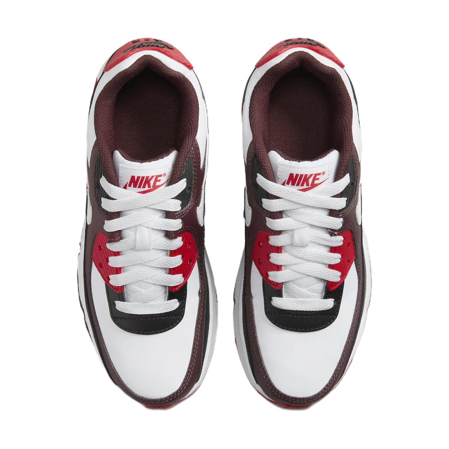 Кроссовки Air Max 90 Kids Kids Low-top Белый/Черный/Красный Nike, черный/белый/красный — фото 4