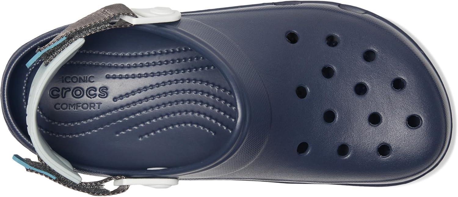 Классические универсальные сабо для взрослых и унисекс Crocs, темно-синий — фото 3