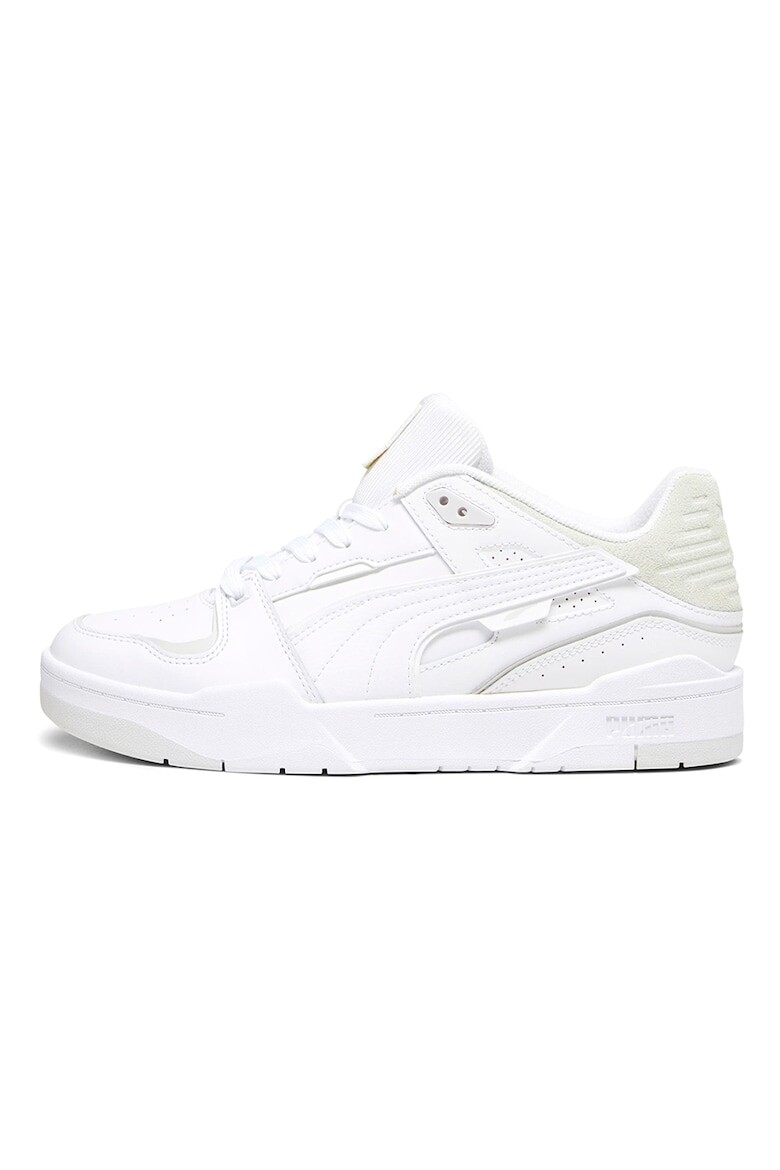 

Кожаные спортивные кроссовки Slipstream Bball с замшей Puma, белый