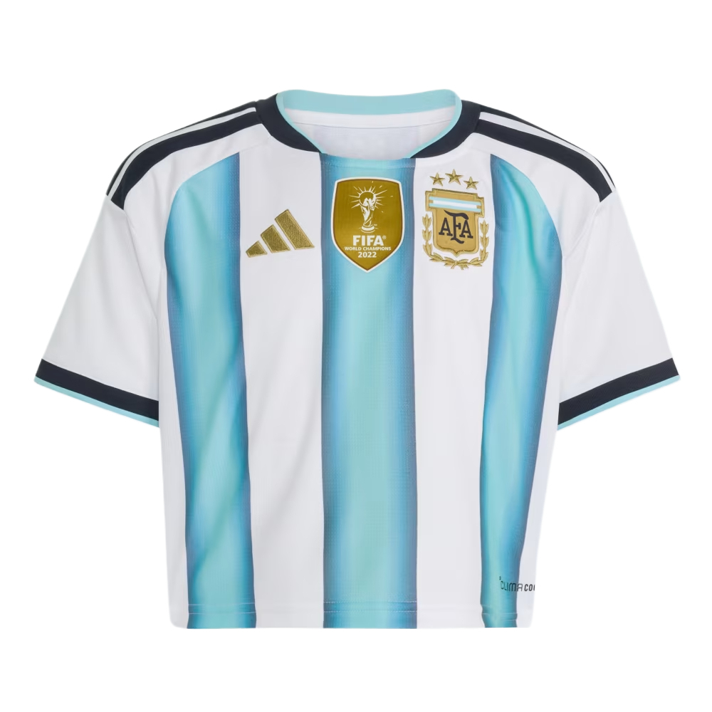 

Футболка Аргентины женская Adidas, белый/ice синий/светло синий