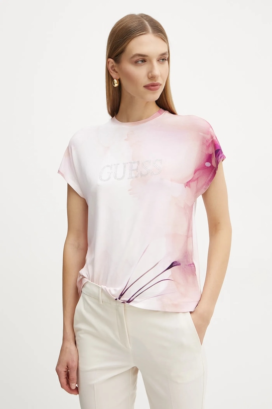 

Футболка Guess, розовый