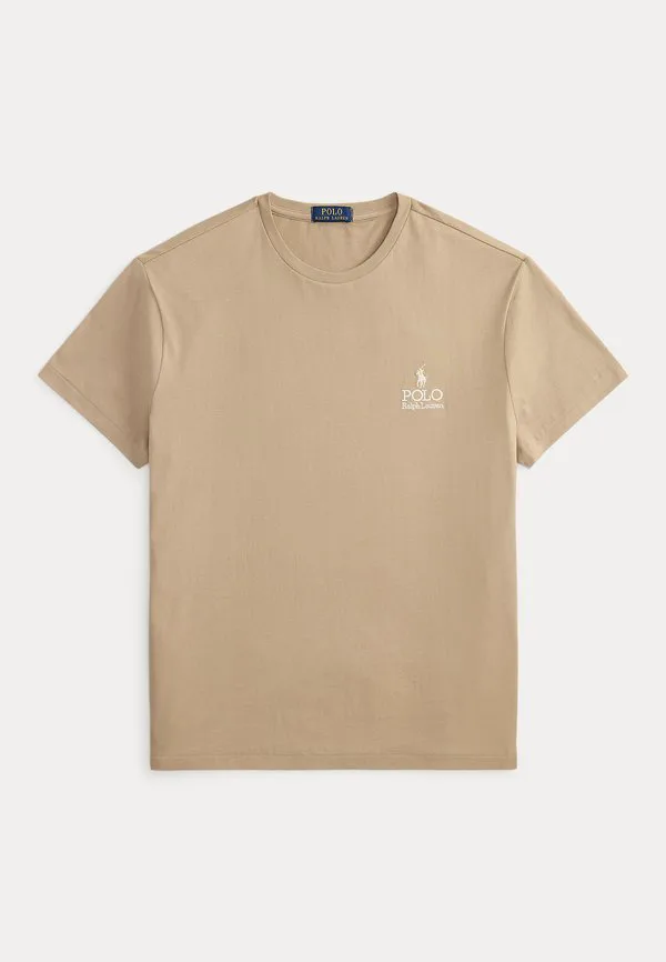 Классическая футболка с логотипом, базовая футболка Polo Ralph Lauren, Vintage Khaki — фото 4