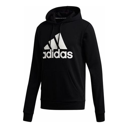 

Толстовка adidas MH BOS PO FT Casual Sports Hooded Sweater Men Black, черный